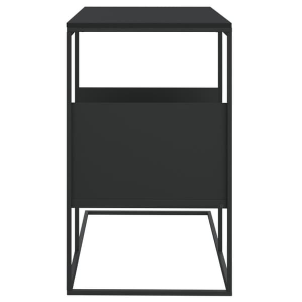 sidebord 55x36x59,5 cm konstrueret træ sort