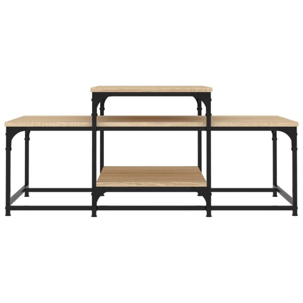 Soffbord sonoma-ek 102x60x45 cm konstruerat trä