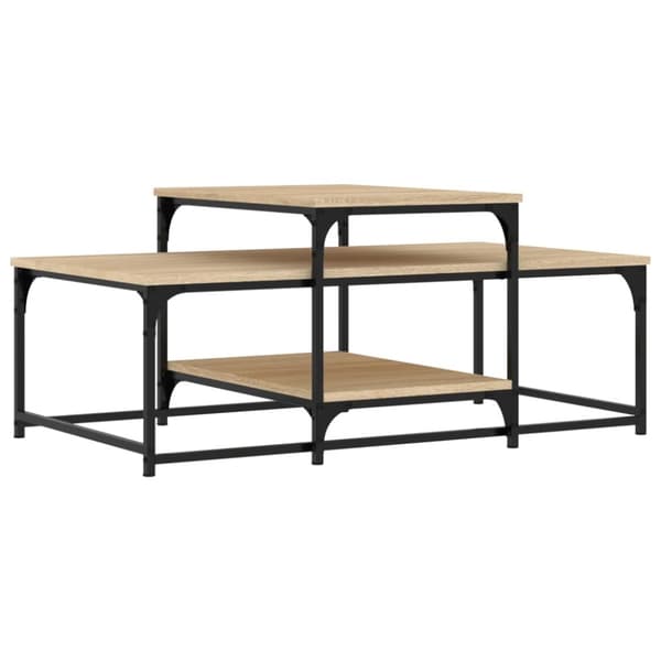 Soffbord sonoma-ek 102x60x45 cm konstruerat trä