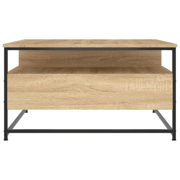 Soffbord sonoma-ek 80x80x45 cm konstruerat trä