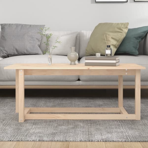 Sohvapöytä 110x55x45 cm täysi mänty