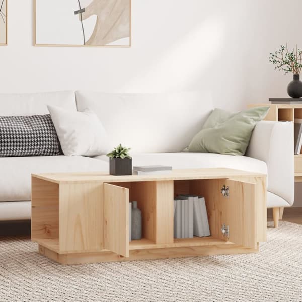 Soffbord 110x50x40 cm massiv furu