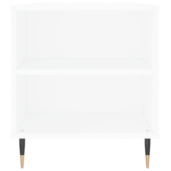 Sohvapöytä valkoinen 102x44,5x50 cm tekninen puu