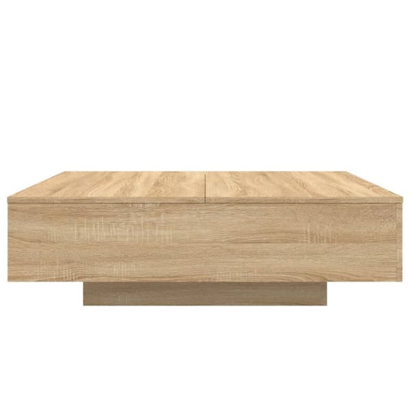 Soffbord sonoma-ek 100x100x31 cm konstruerat trä