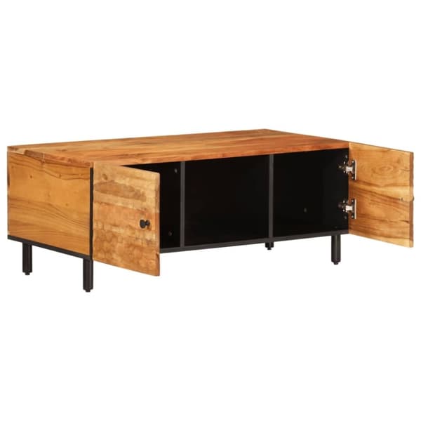vidaXL sofabord 100x54x40 cm massivt akacietræ
