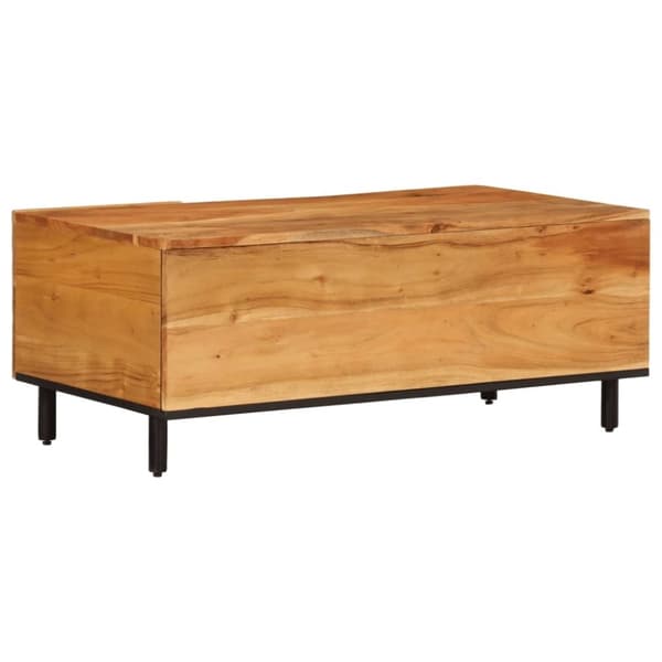 vidaXL sofabord 100x54x40 cm massivt akacietræ