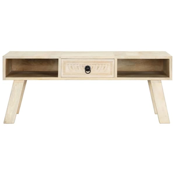 Soffbord 100x60x40 cm massivt mangoträ