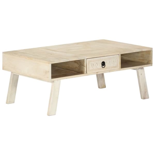 Soffbord 100x60x40 cm massivt mangoträ