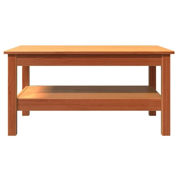 vidaXL sofabord 80x50x40 cm massivt fyrretræ gyldenbrun