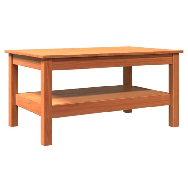 vidaXL sofabord 80x50x40 cm massivt fyrretræ gyldenbrun