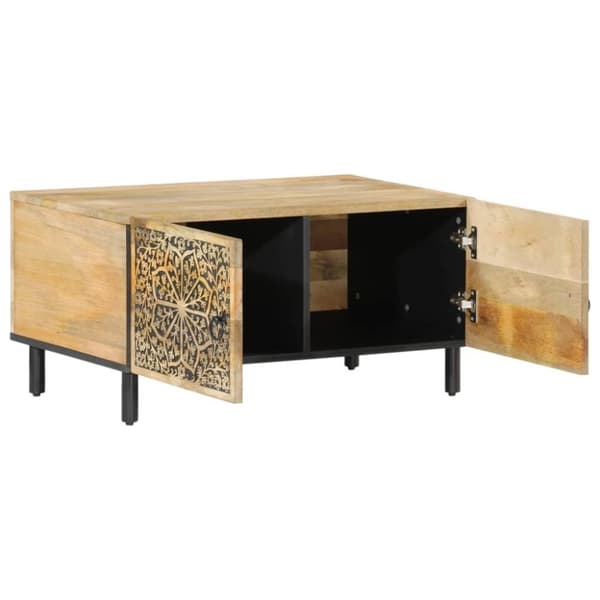 vidaXL sofabord 80x50x40 cm massivt mangotræ