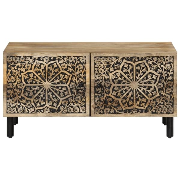 vidaXL sofabord 80x50x40 cm massivt mangotræ