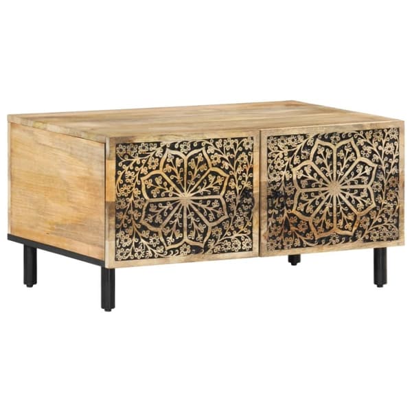 vidaXL sofabord 80x50x40 cm massivt mangotræ