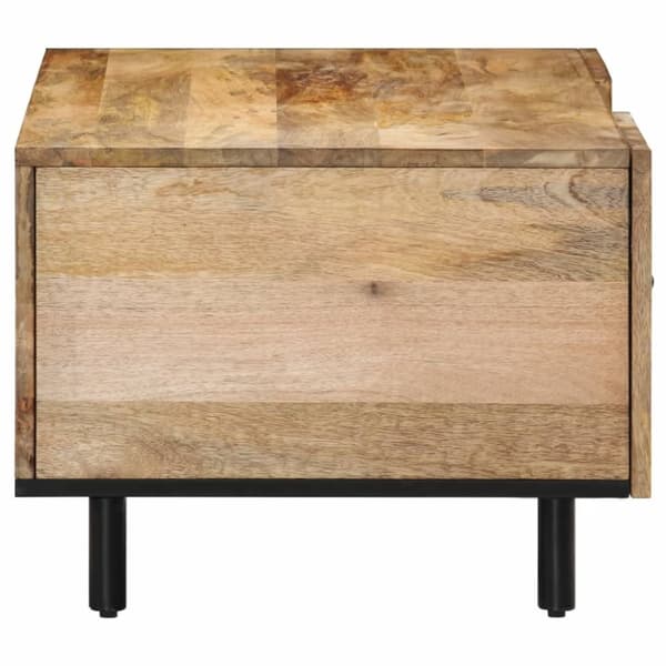vidaXL Soffbord 100x54x40 cm massivt mangoträ