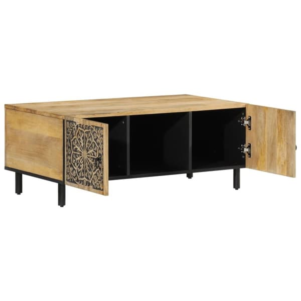 vidaXL sofabord 100x54x40 cm massivt mangotræ