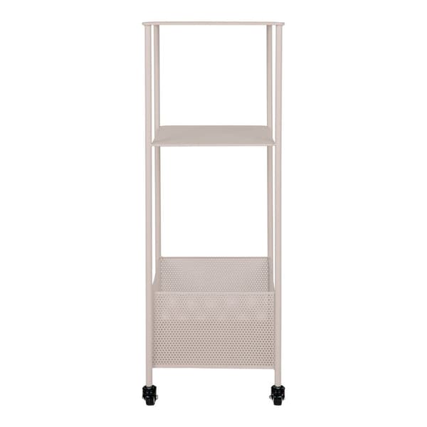 Torres vognmetall 3 hyller sandfarget.