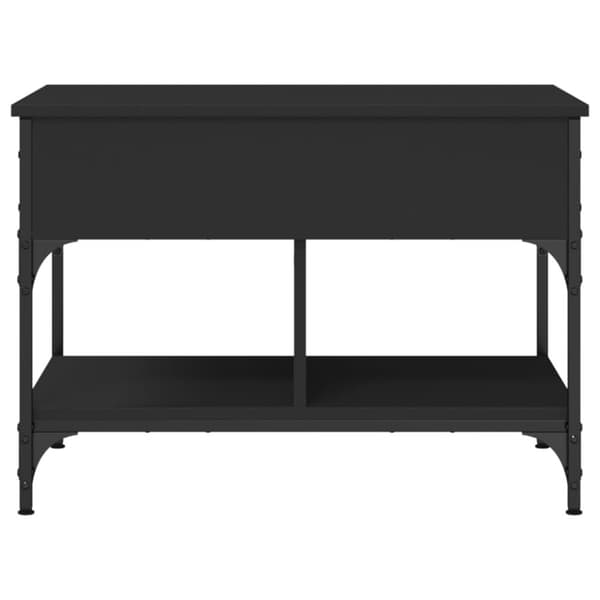 vidaXL sofabord 70x50x50 cm konstrueret træ sort
