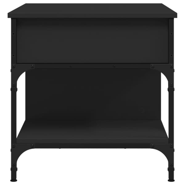 vidaXL sofabord 70x50x50 cm konstrueret træ sort