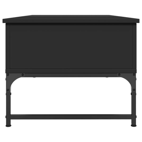vidaXL sofabord 100x50x40 cm konstrueret træ og metal sort