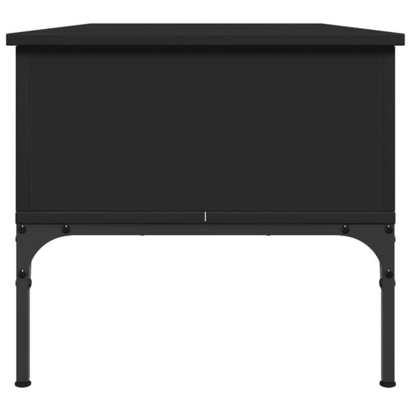 vidaXL sofabord 100x50x45 cm konstrueret træ og metal sort