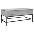 Miniatyrbillede 6 af 11: vidaXL sofabord 100x50x45 cm konstrueret træ og metal grå sonoma-eg