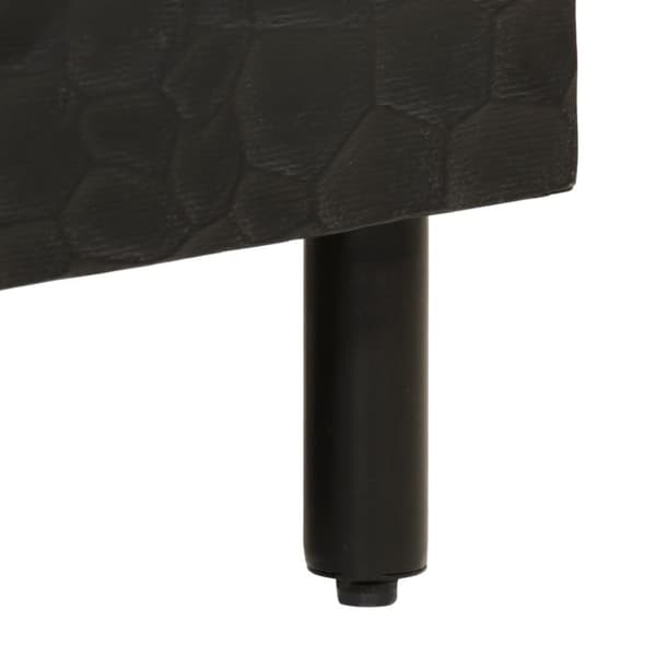 vidaXL sofabord 80x54x40 cm massivt mangotræ sort