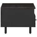 Miniatyrbilde 5 av 11: vidaXL Salongbord svart 80x54x40 cm heltre furu