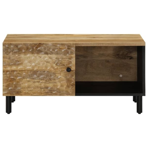 vidaXL Soffbord 80x50x40 cm massivt mangoträ