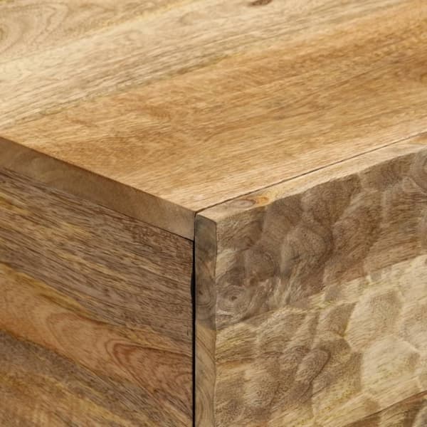 vidaXL Soffbord 80x50x40 cm massivt mangoträ