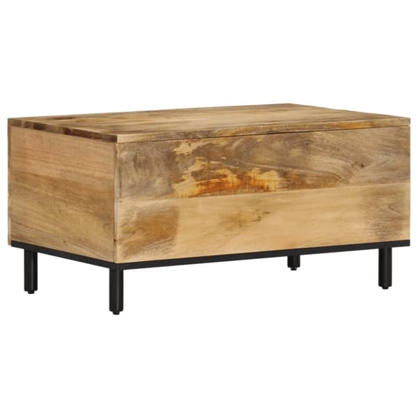 vidaXL Sohvapöytä 80x50x40 cm täysi mangopuu