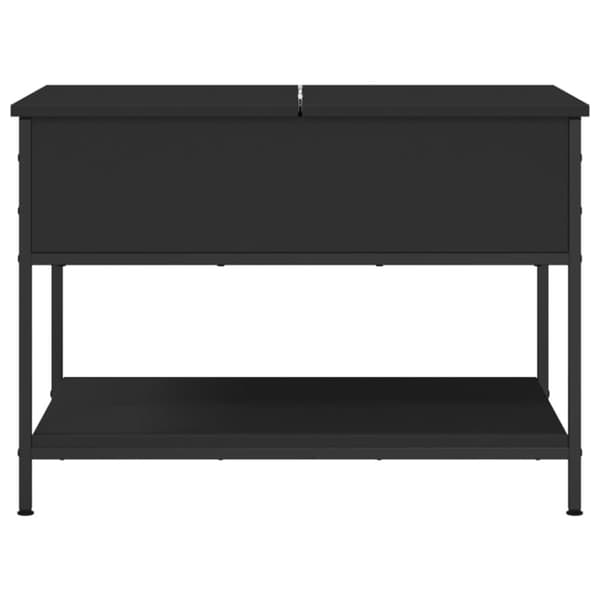 vidaXL sofabord 70x50x50 cm konstrueret træ sort