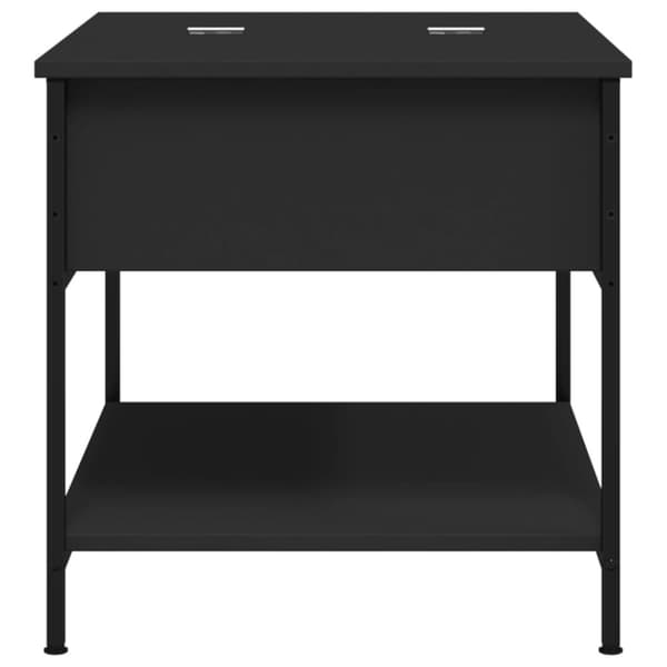 vidaXL sofabord 70x50x50 cm konstrueret træ sort