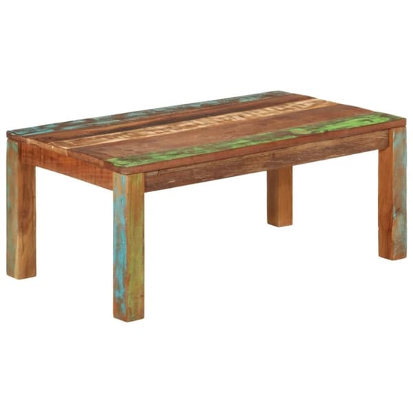 vidaXL Salongbord 110x55x40 cm Massivt gjenvunnet tre
