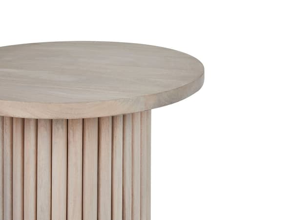 Soffbord Ljust trä Mango bordsskiva Naturlig finish Modern design Vardagsrum