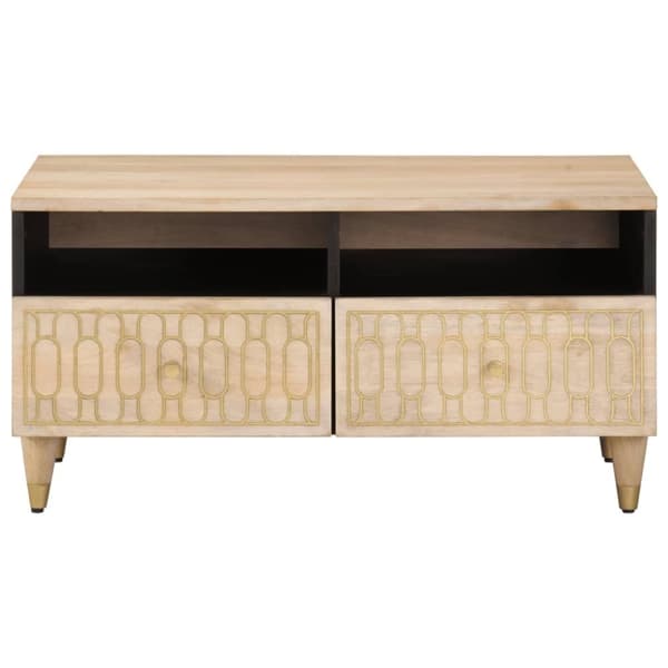 vidaXL sofabord 80x54x40 cm massivt mangotræ