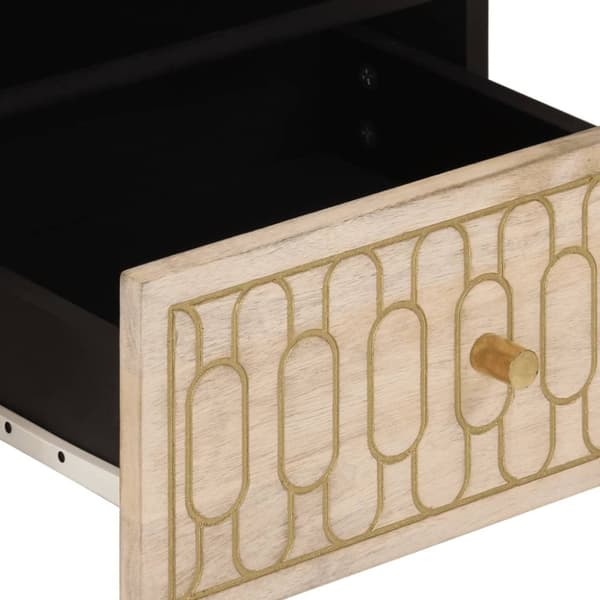 vidaXL sofabord 80x54x40 cm massivt mangotræ