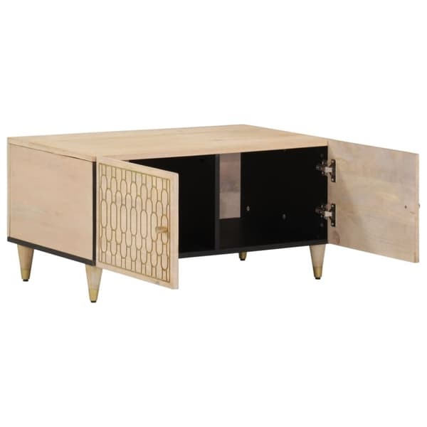 vidaXL Salongbord 80x50x40 cm heltre furu