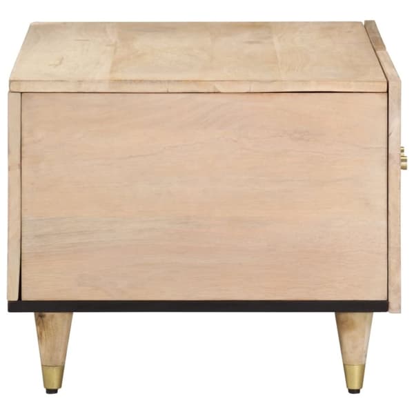 vidaXL sofabord 80x50x40 cm massivt mangotræ