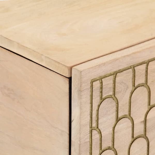 vidaXL sofabord 80x50x40 cm massivt mangotræ