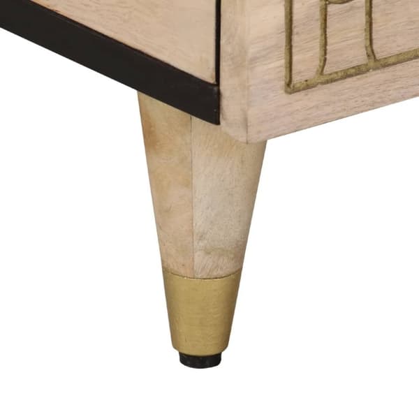 vidaXL sofabord 80x50x40 cm massivt mangotræ
