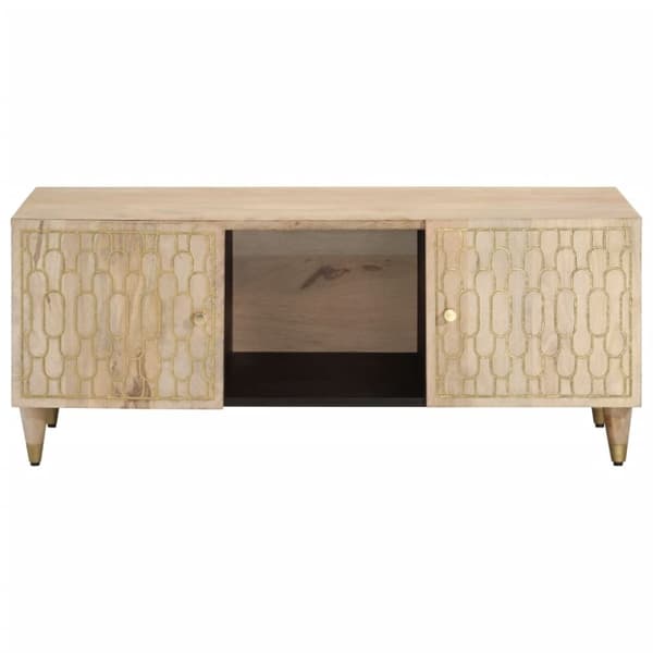 vidaXL sofabord 100x54x40 cm massivt mangotræ