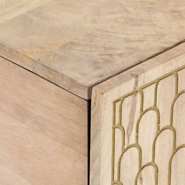 vidaXL sofabord 100x54x40 cm massivt mangotræ