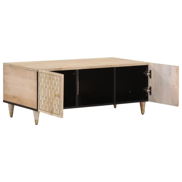 vidaXL sofabord 100x54x40 cm massivt mangotræ