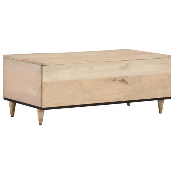 vidaXL Soffbord 100x54x40 cm massivt mangoträ