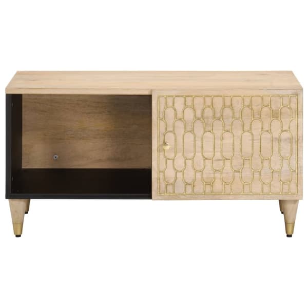 vidaXL sofabord 80x50x40 cm massivt mangotræ