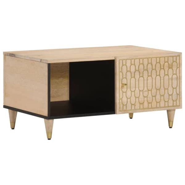 vidaXL sofabord 80x50x40 cm massivt mangotræ
