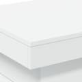 Miniatyrbild 10 av 11: vidaXL Soffbord med LED vit 50x50x40 cm