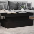 Miniatyrbillede 1 af 11: vidaXL sofabord med LED-lys 90x50x40 cm sort