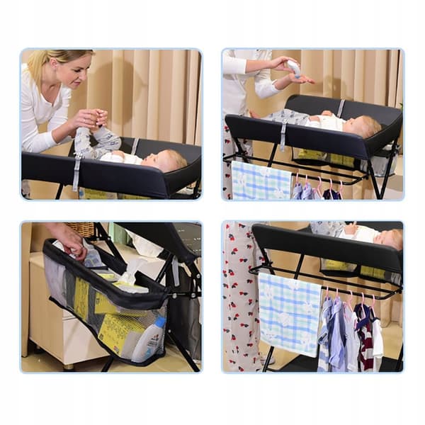 Sandfarvet Baby Udviklingsbord Tavalax