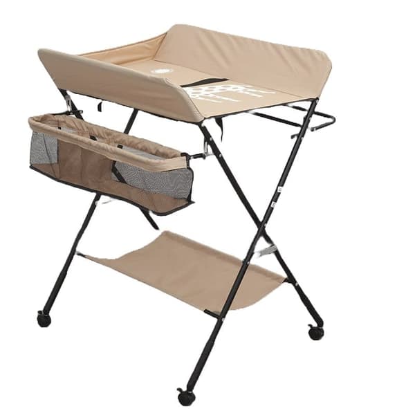 Sandfarvet Baby Udviklingsbord Tavalax